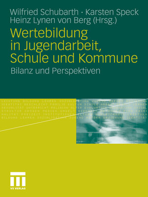 cover image of Wertebildung in Jugendarbeit, Schule und Kommune